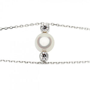 TENDRE RÊVE    Bracelet or, perle d'Akoya et diamants