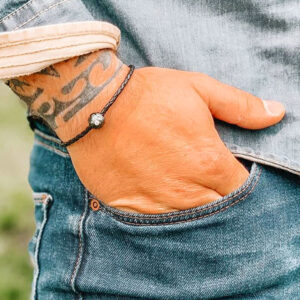 Bracelet Tribal Monoï VIP porté - JDL Paris - bijou homme original