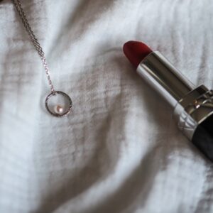 Collier argent et perle d'Akoya JDL Paris