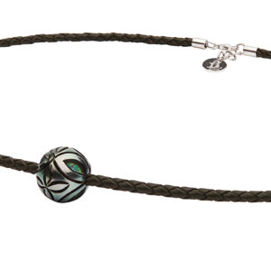 Collier perle de Tahiti et opale pour homme JDL Paris