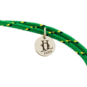Cordon vert bracelet original homme JDL Paris