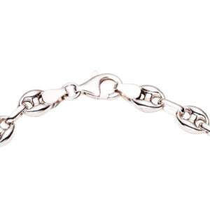 Collier grain de café et perle de Tahiti gravée - bijou homme original