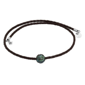 Tribal Monoï - Collier homme perle de Tahiti gravée