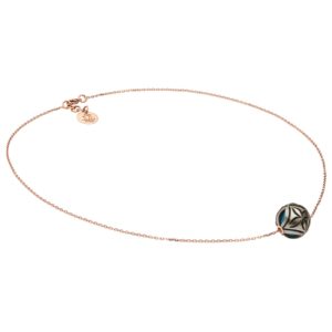 Collier Amazing Monoï by JDL Paris - or 18K et perle de Tahiti avec nucléus en turquoise - série limitée