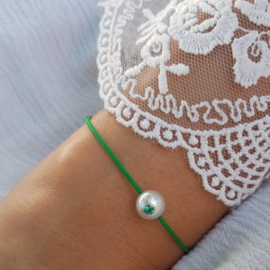 Lucky Monoï + bijou de createur perle incrustée