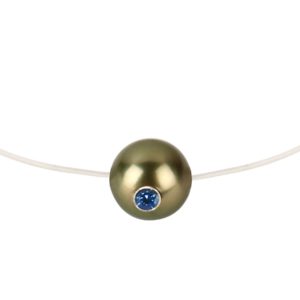 simply monoï saphir bleu, or et perle de Tahiti JDL Paris
