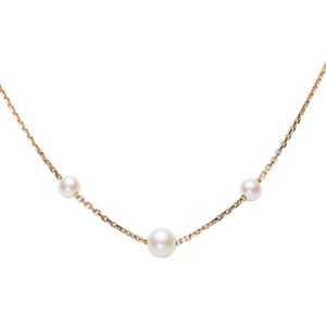 Collier JOLIES PERLES chaîne or jaune 18K: perles d'Akoya - JDL Paris