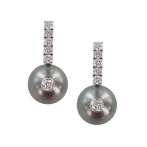 SPARKLE VIP  Boucles d'oreilles perles de Tahiti et diamants