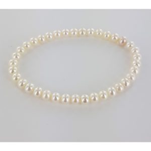 Bracelet perles d'eau douce crème