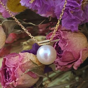 Collier original perle de culture et or - JDL Paris