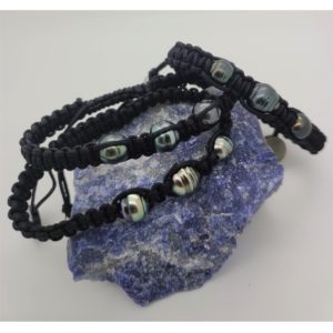 Bracelet pour homme perles de Tahiti