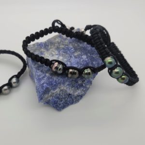 Idée cadeau homme bracelet perles de Tahiti