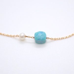 Bijou perle et turquoise - JDL Paris