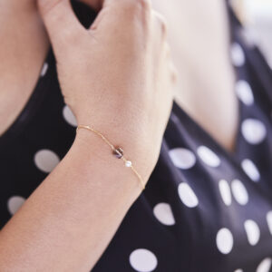 MINERALOVE  Bracelet Quartz fumé et perle