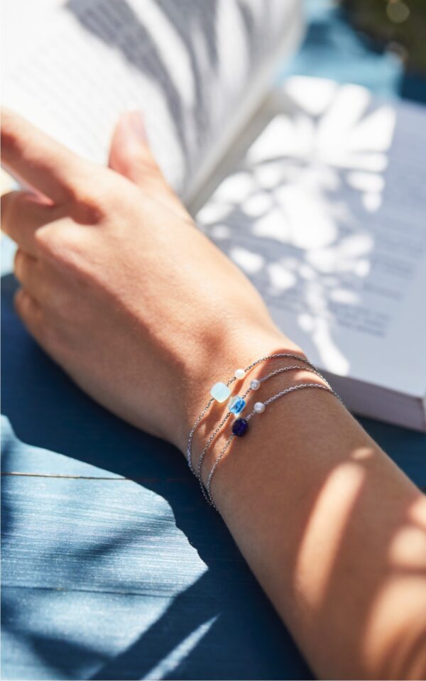 Bracelet MineraLove Trio bleu JDL Paris