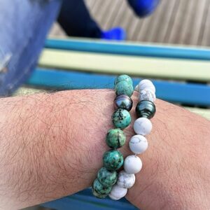 Bracelets homme JDL Paris - pierres et perles de Tahiti